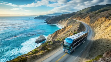 Forest trail with snow